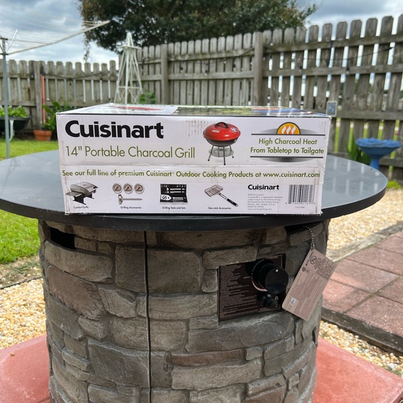 14” Cuisinart Portable Charcoal Grill - Picture 3 of 4